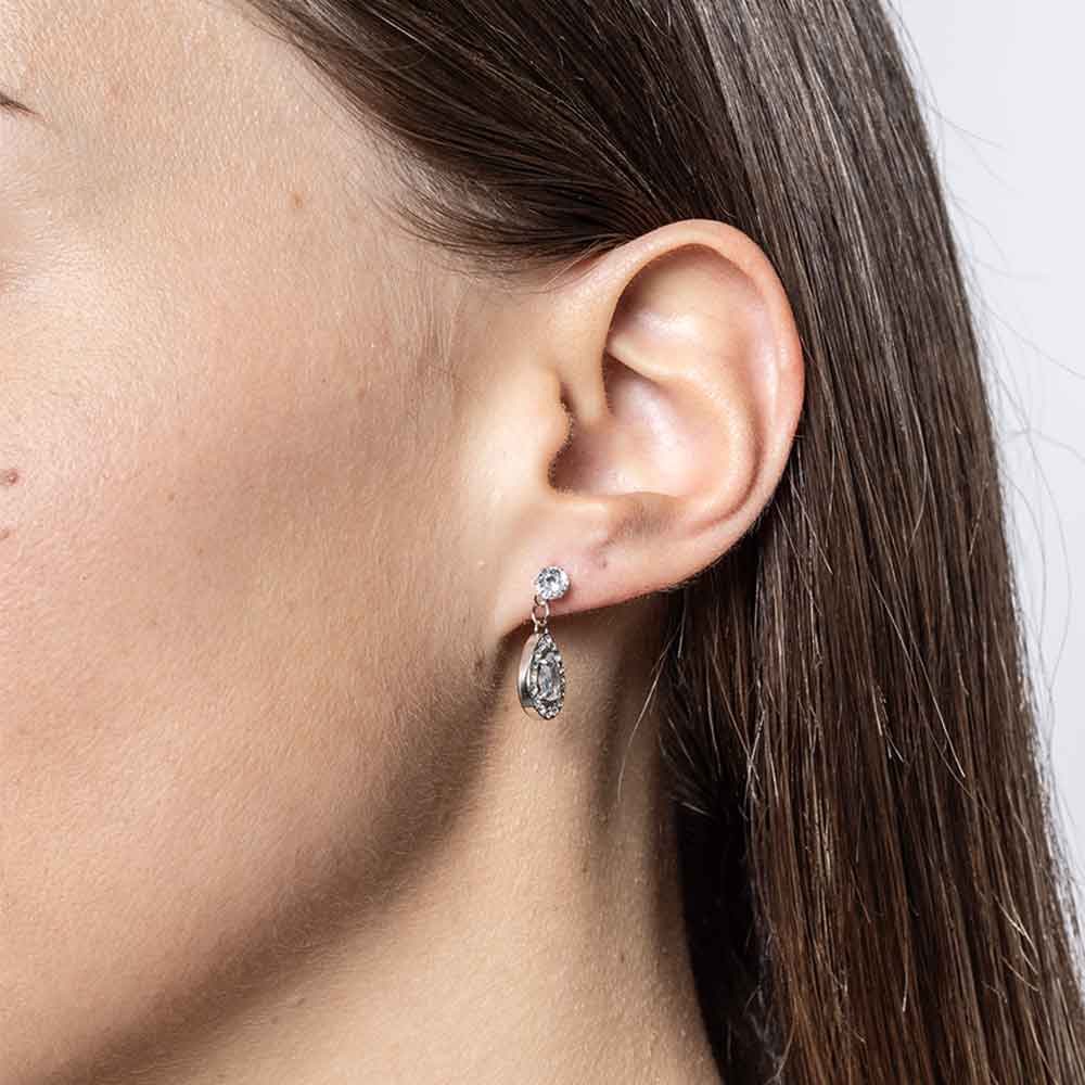 YAZILIND Orecchini A Goccia Pendenti In Smalto - Design Semplice Ed Elegante Per Donna, Gioielli Per Matrimonio E Festa