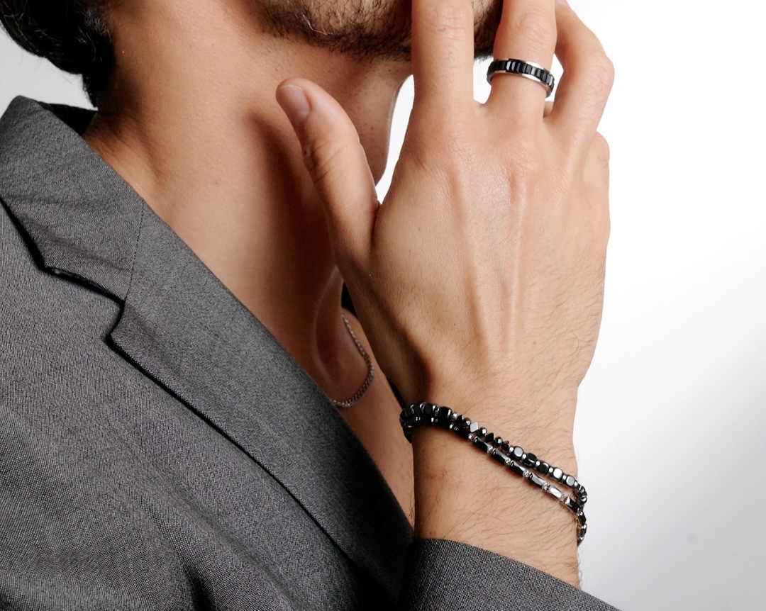 bracciale acciaio uomo