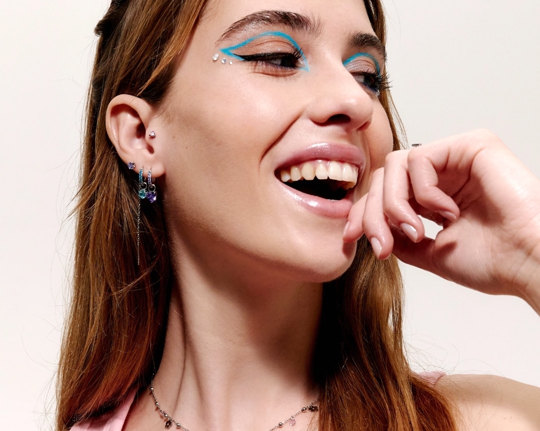 gioielli in acciaio donna orecchini pendenti